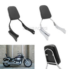 Motorcycle Rear Passenger Chrome Backrest Sissy Bar For Honda Shadow Spirit 750 VT750 2001 2002 2003 2004 2005 2006 2007 2008 2024 - buy cheap