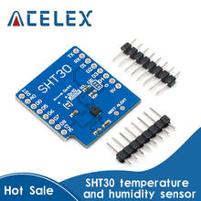 Sht30 escudo para wemos d1 mini sht30 i2c módulo sensor de temperatura e umidade digital 2024 - compre barato
