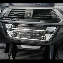 Abs console central de ar condicionado cd quadro decoração capa guarnição para bmw x3 g01 g08 2018 estilo interior do carro 2024 - compre barato