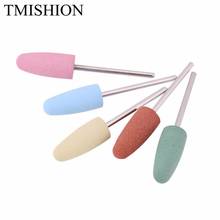 TMISHION 5pcs Silicone Nail Manicure Drill Bits Nail Art Polisher Grinders Drill Bits for Electric Manicure Nail Art Tools 2024 - buy cheap