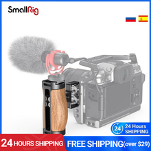 SmallRig-Mini mango lateral de madera (1/4 "-20 tornillos), mango de carcasa de camara Dslr con soporte de zapata fría para micrófono, opción DIY-2913 2024 - compra barato