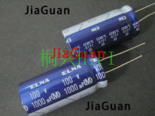 4 pçs novo elna re3 100v1000uf 18x40mm capacitor eletrolítico de áudio 1000 uf/100 v azul robe re3 1000 uf 100 v 2024 - compre barato