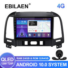 EBILAEN Car Multimedia player For Hyundai Santa Fe 2 2006-2012 Android 10.0 Autoradio GPS Navigation Radio Camera Headunit DVR 2024 - buy cheap