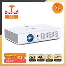 BYINTEK R19 3D 4K 300inch Cinema Full HD 1080P 4K Smart Wifi Android LED DLP lAsEr Home Theater Portable Mini Projector 2024 - buy cheap