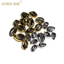 Wholesale 30pcs Plated Golden Silvery Natural Shell for DIY Handmade SeaShells for Jewelry Making Bracelet Necklace Earrings 2024 - buy cheap