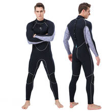 SLINX-traje de buceo delgado para hombre, traje de neopreno de alta elasticidad, protector solar de una pieza, mantiene el calor, de cuerpo completo, 2mm 2024 - compra barato