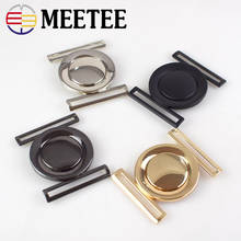 Meetee 2/4pcs 50mm Belt Buckle Coat Windbreaker Down Jacket Garment Sewing Buttons Metal Buckles DIY Bag Clothing Accessories 2024 - buy cheap