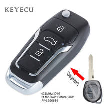 Keyecu Upgraded Remote Key Fob 433MHz ID46 Chip for Suzuki Swift Grand Vitara Before 2008 2024 - buy cheap