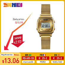 SKMEI Fashion Sport Watch Women Top brands Luxury 3Bar Waterproof Ladies Watches Small Dial Digital Watch Relogio Feminino 1252 2024 - buy cheap