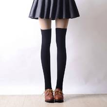 1 Pair Thigh High Over The Knee High Socks Leg Warmers for Winter Women Long Warm Socks Hosiery Female Apparel Accessories 2024 - buy cheap