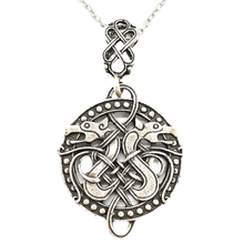 Norse Dragon Pendant Viking Dragons Amulet And Talisman Irish Knot Goth Jewelry Necklace Men Women Accessories 2024 - buy cheap
