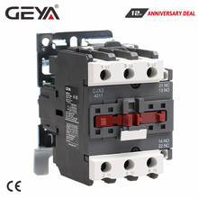 GEYA-Contactor magnético Industrial CJX2-4011, 5011, 6511, 3 Phase40A 50A 65A, Contactor telemecanico de Riel Din, CA 220V o 380V 2024 - compra barato