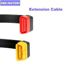 Оригинальный Удлинительный кабель OBD2 16pin для LAUNCH EasyDiag 3,0/easydiag 2,0 plus 16PIN OBDII Удлинительный разъем Adatper кабель 2024 - купить недорого