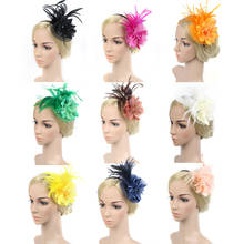 Brand New Fashion Sexy Women Sinamay Fascinator Cocktail Party Hat Wedding Church Headwear Accessories Bridal Hair Accessories 2024 - buy cheap