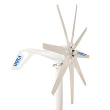 Ветрогенератор FLTXNY с 8 лопастями, 900 Вт, 12 В, 24 В, 48 В, с контроллером 2024 - купить недорого