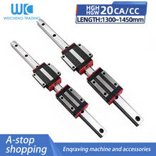 20mm Linear Rail Set HGR20- 1200/1250/1300/1350/1400/1450mm Slide Guide with HGH20CA Carriage Block HGW20 HGW20CA 2024 - buy cheap