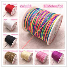 10M/lot 0.8/1.0mm Nylon Cord Thread Chinese Knot Macrame Cord Bracelet Braided String DIY Beading Thread 2024 - buy cheap