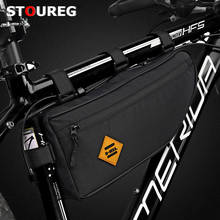 Водонепроницаемые велосипедные сумки MTB дорожный велосипед Рама Передняя треугольная велосипедная труба сумки непромокаемый инструмент для ремонта велосипеда Pannier 2024 - купить недорого