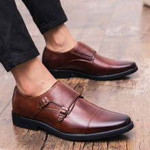 Sapatos masculinos de couro oxford, calçados casuais, confortáveis, para negócios, 38 ~ 48, # tlk003 2024 - compre barato