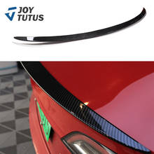 Rear Trunk Spoiler For Tesla Model 3 2017-2023 Trunk Spoiler Lip Carbon Fiber ABS Wing Spoiler Car Styling Exterior Accessories 2024 - buy cheap