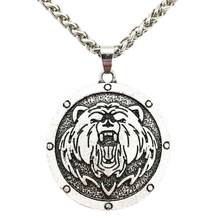 Nostalgia Viking Bear Paw Pendant Slavic Animal Talisman Norse Amulet Jewellery Necklace Men Pagan 2024 - buy cheap