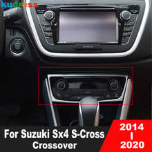 For Suzuki Sx4 S-Cross Sx4 Crossover 2014-2017 2018 2019 2020 Car Center Control Panel AC Switch Button Cover Trim Accessories 2024 - buy cheap