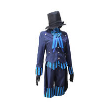 Disfraz de Anime Black Butler para hombre, disfraz de Ciel Phantomhive, Libro del Atlántico, conjunto de ropa para Halloween 2023 - compra barato