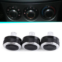 3pcs/set Aluminum Alloy Air Conditioning Knob AC Knob Heat Control Switch Button For Mazda 3 BL 2010- 2013 Mazda 3 2004-2009 2024 - buy cheap
