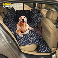 CAWAYI KENNEL Dog Carriers Waterproof Rear Back Pet Dog Car Seat Cover Mats Hammock Protector with Safety Belt Transportin Perro 2024 - купить недорого