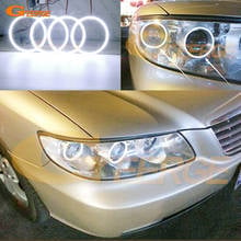 For Hyundai Grandeur TG azera 2006 2007 2008 2009 2010 2011 Excellent Ultra bright COB led angel eyes kit halo rings 2024 - buy cheap