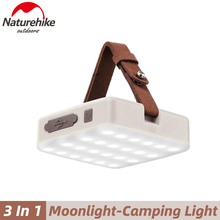 Naturehike походный светильник светодиодный 3 в 1 многофункциональная лампа USB Перезаряжаемый походный фонарь с кронштейном для кемпинга и путешествий 2024 - купить недорого