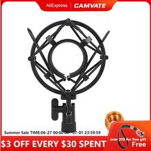 CAMVATE Universal Microphone Suspension Shock Mount Holder Clip With 3/8"Female To 5/8" Male Microphone Screw For Mic Supporting 2024 - buy cheap