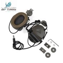 Z-Tactical Z031 Comtac II Headset With Peltor Helmet Rail Adapter Set For FAST Helmets Military Airsoft Tactical Headphone 2024 - buy cheap