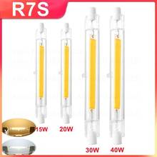 New Arriva R7S LED COB Glass Tube 78mm 118mm High Power J78 J118 Light Bulb AC110V 120V 220V 230V 240V Home Replace Halogen Lamp 2024 - buy cheap