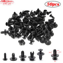 50pcs Auto Vehicle Door Trim Panel Retainer 6mm Hole Plastic Rivets Fastener Push Clip Fastener Clips For Toyota Car Accessories 2024 - buy cheap