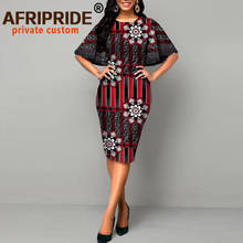 African Dresses for Women Bodycon Dress Casual Lace Sleeve Summer Dress Dashiki Outfits Print Ankara Clothes Plus Size A2025007 2024 - buy cheap