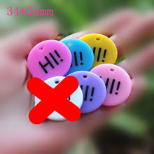 DIY LETTER charms keychain pendant resin charms necklace pendant  for DIY decoration 20pcs 2024 - buy cheap