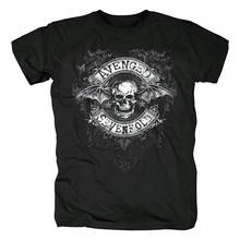 Street Fashion 2 Designs Avenged Sevenfold A7X Rock Brand Men Shirt 3D Skull Bat Fitness Punk Hardrock Heavy Metal Skateboard 2024 - buy cheap