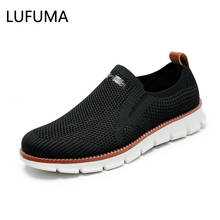 New Men's British Style Shoes Brock Knitted Mesh Casual Oxford Sneakers Slip on Ultra-Light Hollow Footwear Large Size 40-46 2024 - buy cheap
