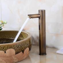 Grifo de agua con Sensor automático, mezclador de lavabo de baño, manos libres, lavamanos 2024 - compra barato