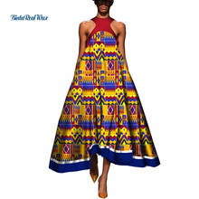 Novo africano vestidos para as mulheres bazin riche ancara imprimir causal vestidos de festa à noite dashiki feminino vestido de roupas africanas wy7458 2024 - compre barato