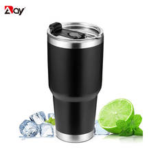 Taza térmica de acero inoxidable para café, termo a prueba de fugas, para viaje, calabaza, al aire libre, 30OZ 2024 - compra barato