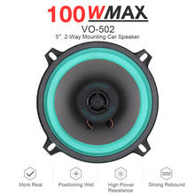 1PCS 5 Inch 100W Car HiFi Coaxial Speaker Vehicle Door Auto Audio Music Stereo Full Range Frequency Speaker for Car Vehicle Auto 2024 - buy cheap