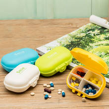Portable 4 Slots Travel Pill Box Holder Weekly Medicine Storage Organizer Container Drug Tablet Dispenser Plastic Vitamin Case 2024 - buy cheap