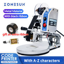 ZONESUN date coding machine printing machine Manual expiry date code printers ,Hot Foll Stamp Coder, expiry date machine ZS-DY8 2024 - buy cheap