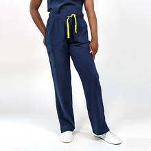 Uniforms World Women's Scrubs Pants Nurse Harem Six Pockets Functional Navy&Burgundy&Black 2024 - buy cheap