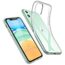 Clear Soft Silicone Case For iPhone 11 12 pro XR X XS Max 10 7 8 Plus 6 SE 5 5S 6S 7 Plus 12 Mini 11Pro Max TPU Back Case Cover 2024 - buy cheap