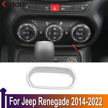 Interior Accessories For Jeep Renegade 2014-2019 2020 2021 2022 Matte Car Styling Air Conditioning Adjustment Switch Cover Trim 2024 - buy cheap