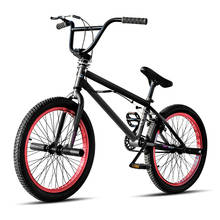 20 дюймов для байка BMX Необычные улица трюк Kid велосипед детский велосипед задний стоп-сигнал Показать велосипед bmx Фристайл красный/фиолетовый велосипеда 2024 - купить недорого