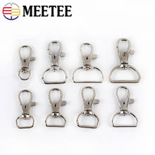 Meetee 20/50pcs Metal Bags Buckles 8/15/19/25mm Swivel Trigger Lobster Clasps Clip Snap Hook Buttons for Handbag Accessories 2024 - buy cheap